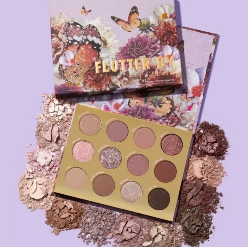 Colourpop Flutterfly 12 Pan Eyeshadow Palette (Cool Tones)